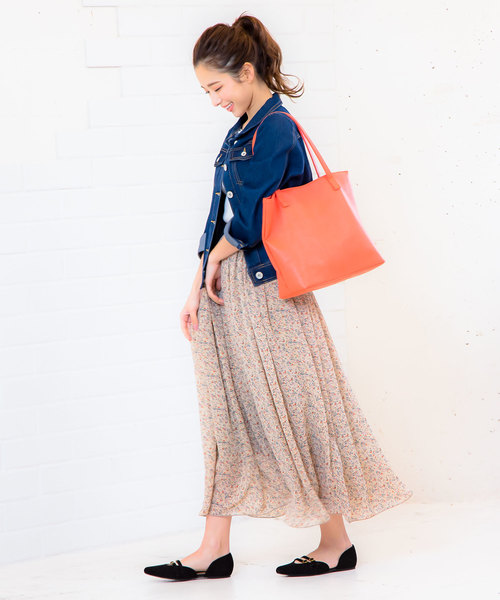 KOBE LETTUCE（コウベレタス）の「ダブルストラップセパレートフラットパンプス（パンプス・レディース・ブラック/ベージュ/シルバー/グリーン/パイソン・L/LL/M/S）」の18枚目の写真