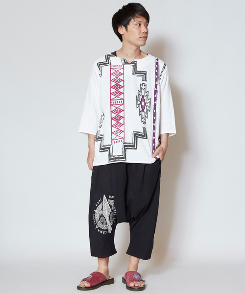 チャイハネ（チャイハネ）の「【チャイハネ】グングニルMEN'Sサルエルパンツ（その他パンツ・メンズ・ホワイト/ブラック/ターコイズブルー/マスタード・FREE）」の17枚目の写真