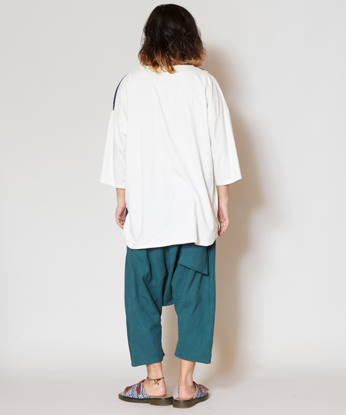 チャイハネ（チャイハネ）の「【チャイハネ】グングニルMEN'Sサルエルパンツ（その他パンツ・メンズ・ホワイト/ブラック/ターコイズブルー/マスタード・FREE）」の10枚目の写真