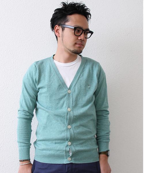 coen（コーエン）の「ニットソーカーディガン（カーディガン/ボレロ・メンズ・ケリー/ネイビー/ライトブルー/ピンク・SMALL/MEDIUM/LARGE/X-LARGE）」の7枚目の写真