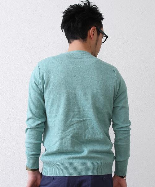 coen（コーエン）の「ニットソーカーディガン（カーディガン/ボレロ・メンズ・ケリー/ネイビー/ライトブルー/ピンク・SMALL/MEDIUM/LARGE/X-LARGE）」の9枚目の写真