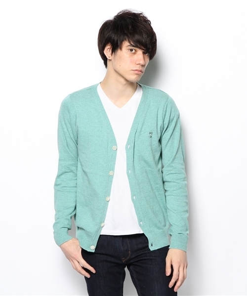 coen（コーエン）の「ニットソーカーディガン（カーディガン/ボレロ・メンズ・ケリー/ネイビー/ライトブルー/ピンク・SMALL/MEDIUM/LARGE/X-LARGE）」の11枚目の写真