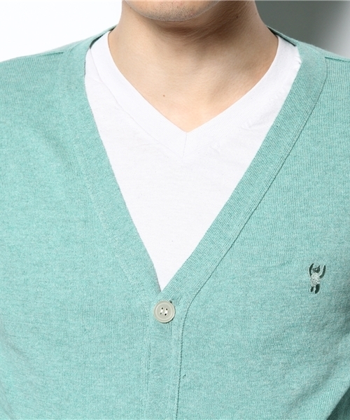 coen（コーエン）の「ニットソーカーディガン（カーディガン/ボレロ・メンズ・ケリー/ネイビー/ライトブルー/ピンク・SMALL/MEDIUM/LARGE/X-LARGE）」の19枚目の写真