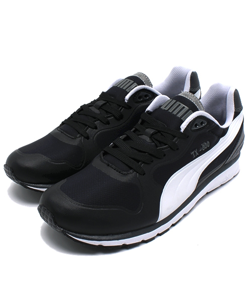 PUMA（プーマ）の「フューチャー TX-300 (UNISEX) - progressive youth（スニーカー・メンズ・ホワイト/ブラック/ブラック×ホワイト/ブルー・28cm/25cm/31cm/28.5cm/24cm/24.5cm/22.5cm/26.5cm/26cm/23cm/29cm/25.5cm/27.5cm/23.5cm/30cm/27cm）」の4枚目の写真