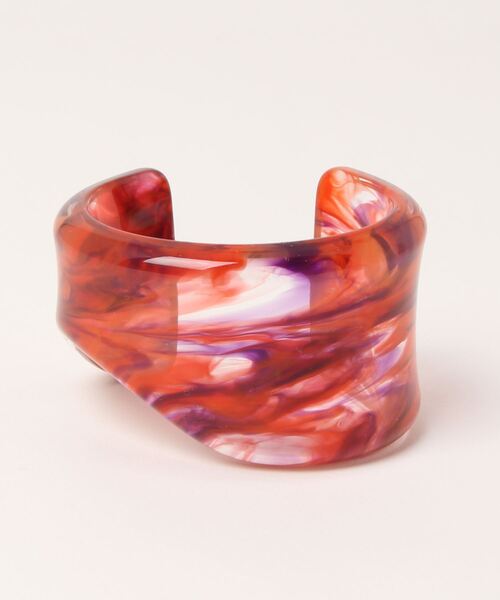 tone(トーン)の「【KuKuLu TOKYO】ボリュームバングル(バングル/リストバンド・レディース・ベージュ/ブラウン/クリア/グレー系その他/ベージュ系その他/グレー/オレンジ/ピンク系その他/グリーン系その他/グリーン/ホワイト/レッド・FREE/S/M/MEDIUM/SMALL)」の22枚目の写真