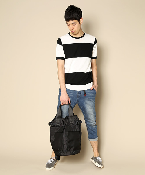 And A（アンドエー）の「2WAYバッグ/T0305（バックパック/リュック・メンズ・ブラック/グレー・FREE）」の4枚目の写真