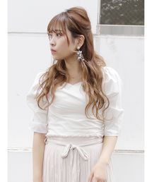 dazzlin | バックシャーリングカシュクールトップス(シャツ/ブラウス)