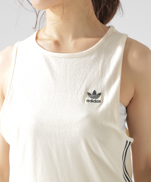 adidas アディダス ミニ丈 Tシャツ×タンクトップ ホワイト トップス 楽天市場】グンゼ アディダス タンクトップ 2枚組 吸汗速乾