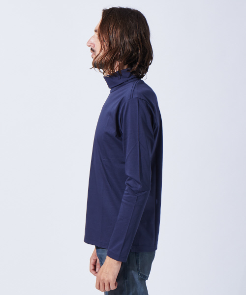 5351 POUR LES HOMMES(ゴーサンゴーイチプールオム)の「アルビニ ロイヤルスムース タートルネック(ニット/セーター・メンズ・ホワイト/ブラック/ネイビー・44/46/48)」の8枚目の写真