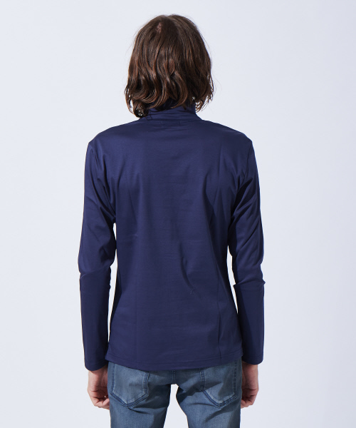 5351 POUR LES HOMMES(ゴーサンゴーイチプールオム)の「アルビニ ロイヤルスムース タートルネック(ニット/セーター・メンズ・ホワイト/ブラック/ネイビー・44/46/48)」の10枚目の写真