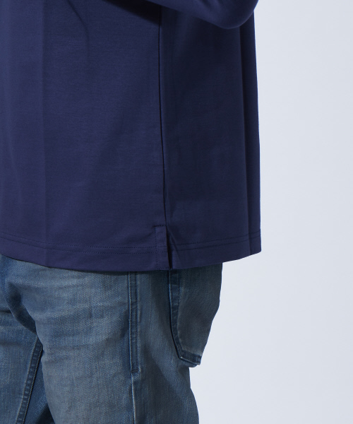 5351 POUR LES HOMMES(ゴーサンゴーイチプールオム)の「アルビニ ロイヤルスムース タートルネック(ニット/セーター・メンズ・ホワイト/ブラック/ネイビー・44/46/48)」の13枚目の写真