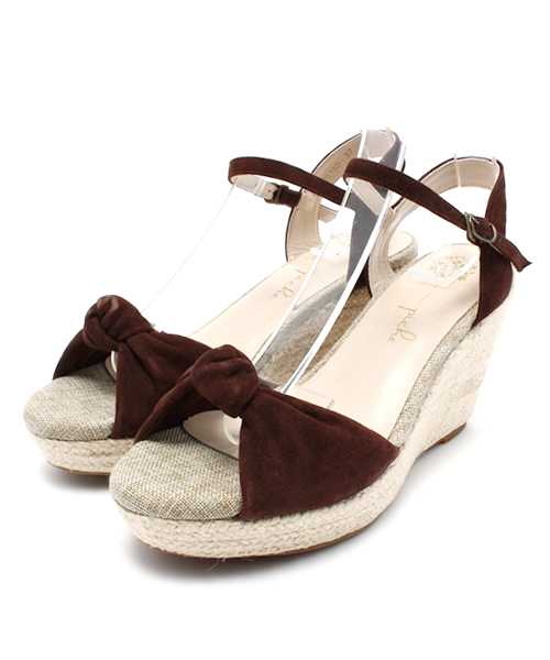 PICHE ABAHOUSE（ピシェ アバハウス）の「ネジリジュートサンダル（サンダル・レディース・ベージュ/ダークブラウン/ピンク・36/38/39/35/37）」の2枚目の写真