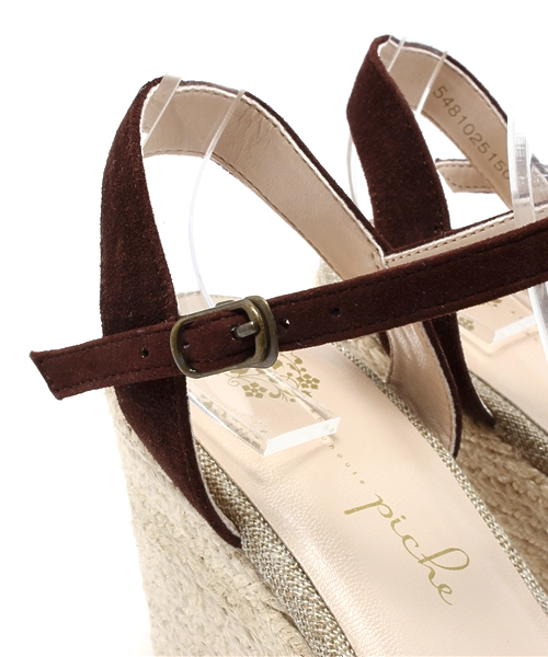 PICHE ABAHOUSE（ピシェ アバハウス）の「ネジリジュートサンダル（サンダル・レディース・ベージュ/ダークブラウン/ピンク・36/38/39/35/37）」の7枚目の写真