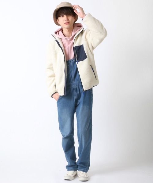 SITRY（シトリー）の「オーバーオール＜デニム・カラー＞サロペット（サロペット/オーバーオール・メンズ・ブラック/オフホワイト/サックスブルー/ストライプ/ワンウォッシュ/オリーブ/キャメル・S/M/L/LL）」の22枚目の写真