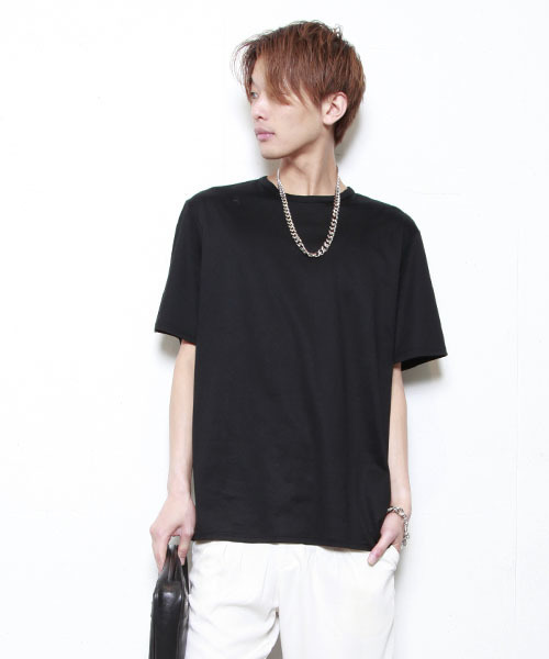 603（ロクマルサン）の「603 無地ビックＴシャツ（Tシャツ/カットソー・メンズ・オフホワイト/ブラック/グレー/ブルー・FREE）」の3枚目の写真