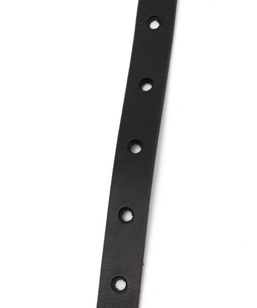 Ray BEAMS(レイビームス)の「◎saranam / レザーベルト(ベルト・レディース・ナチュラル/ブラック/レッド・ONE SIZE)」の5枚目の写真