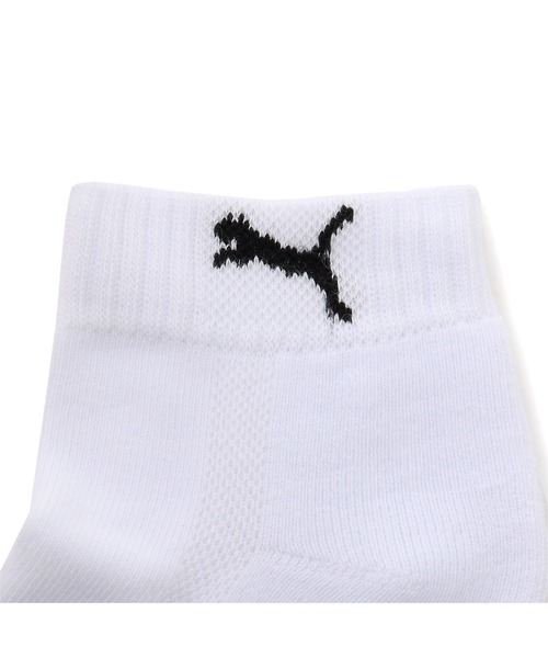 PUMA(プーマ)の「PUMA プーマ ユニセックス PUMA クォーター クッション ソックス 3足セット(ソックス/靴下・メンズ・ホワイト/ブラック・23.0cm/25.0cm/27.0cm)」の15枚目の写真