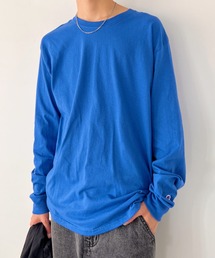 【Champion Authentic LONGSLEEVE T-SHIRTS 】チャンピオン ベーシック ロンT 5.2オンス オーバーサイズ ワンポイント コットン 長袖 Tシャツ CC8C