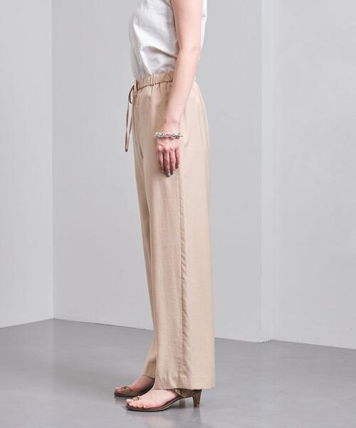 UNITED ARROWS（ユナイテッドアローズ）の「UWSC R/N イージーパンツ†（その他パンツ・レディース・ベージュ/ブラック/ライトピンク/その他3・38/36）」の9枚目の写真