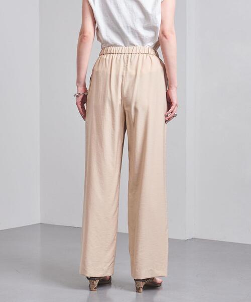 UNITED ARROWS（ユナイテッドアローズ）の「UWSC R/N イージーパンツ†（その他パンツ・レディース・ベージュ/ブラック/ライトピンク/その他3・38/36）」の10枚目の写真