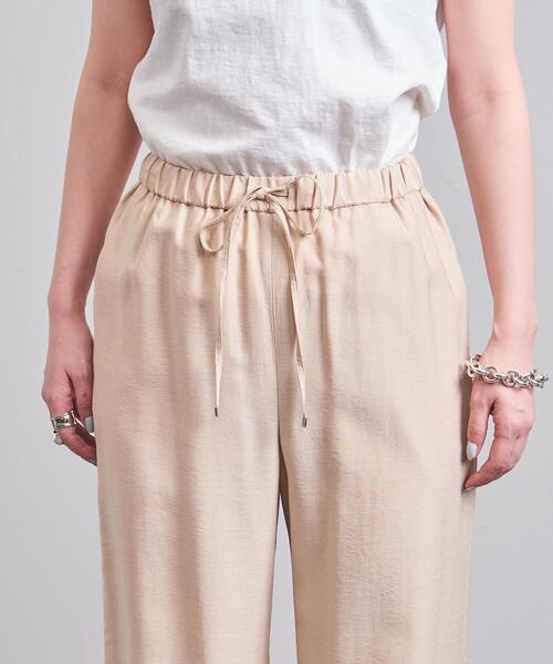 UNITED ARROWS（ユナイテッドアローズ）の「UWSC R/N イージーパンツ†（その他パンツ・レディース・ベージュ/ブラック/ライトピンク/その他3・38/36）」の11枚目の写真