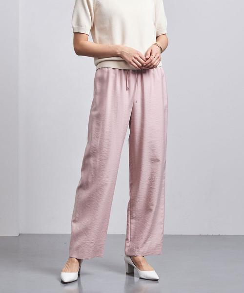 UNITED ARROWS（ユナイテッドアローズ）の「UWSC R/N イージーパンツ†（その他パンツ・レディース・ベージュ/ブラック/ライトピンク/その他3・38/36）」の21枚目の写真