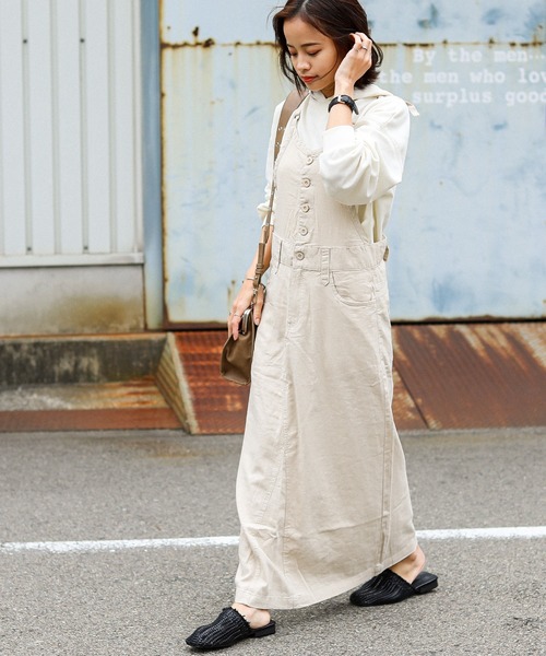 Fashion Letter（ファッションレター）の「リネンミックスサロペット