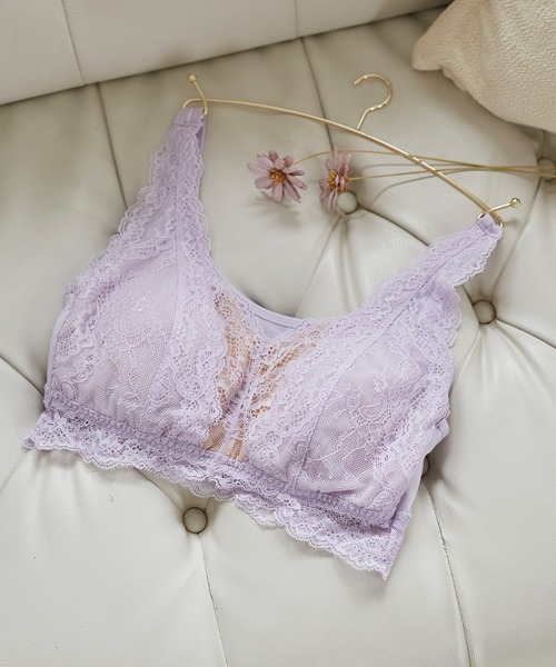 izumi BODY LABO(イズミボディラボ)の「【羽根型パッドがバストの横流れを防いでバストケア】ナイトブラ(ナイトブラ・レディース・ブラック/ブルー/アイボリー/ラベンダー/チャコール/サックスブルー/ネイビー/ピンク/ワイン/モーブ系/ダークブラウン/モスグリーン/シアン/ブラウン・LL/S/M/L)」の11枚目の写真