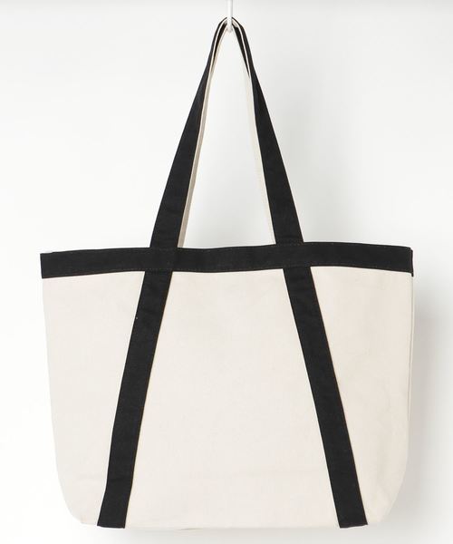 セール Fort Point キャンバストートｌ 口はファスナーボタン付き 内装ポケット有り ハンドルは肩掛け可能の長さ トートバッグ Fort Point フォーポイント のファッション通販 Zozotown