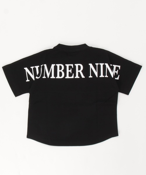 NUMBER (N)INE(ナンバーナイン)の「《直営店限定》キッズ ビッグシルエット ロゴ バックプリント ハーフスリーブ クルーネック Tシャツ(Tシャツ/カットソー・キッズ・ホワイト/ブラック・150cm/130cm)」の3枚目の写真