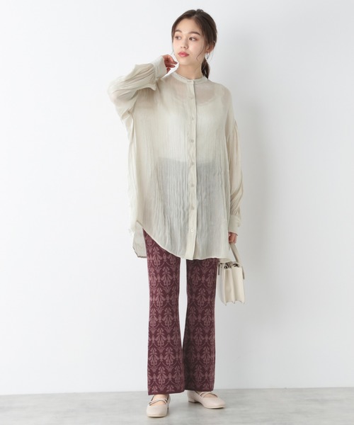 Heather（ヘザー）の「ジャガードニットパンツ_897271（その他パンツ・レディース・ホワイト系その他/ブルー系その他/レッド系その他・FREE）」の6枚目の写真