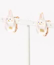 【カヤ】ガラス守りイヤリング