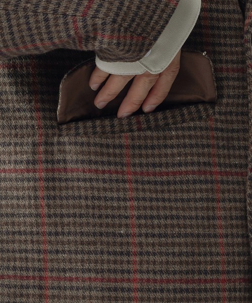 kutir（クティール）の「ウールライクダブルジャケット セットアップ