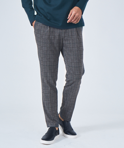 ABAHOUSE GRAY(アバハウスグレイ)の「【展開店舗限定】TRニット タックイージースラックス(その他パンツ・メンズ・チャコールグレー/ベージュ/グレー・46/48/50)」の2枚目の写真