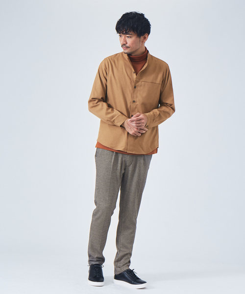 ABAHOUSE GRAY(アバハウスグレイ)の「【展開店舗限定】TRニット タックイージースラックス(その他パンツ・メンズ・チャコールグレー/ベージュ/グレー・46/48/50)」の4枚目の写真