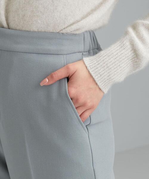 美品⁂グリーンレーベルリラクシング⁂ダブルクロス　パンツセットアップ　洗える　M 美品⁂グリーンレーベルリラクシング⁂ダブルクロス パンツ