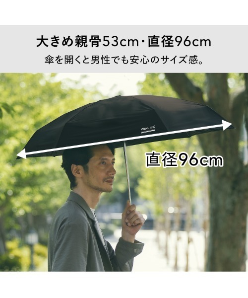 IZA（イーザ）の「完全遮光 IZA【Compact】 日傘 折りたたみ Wpc.（折りたたみ傘・メンズ・ブラック/オフホワイト/ネイビー/グレー/ベージュ/ブラウン/シルバー/ホワイト×ブラック/ホワイト×ライトグレー/ベージュ系その他・FREE）」の22枚目の写真