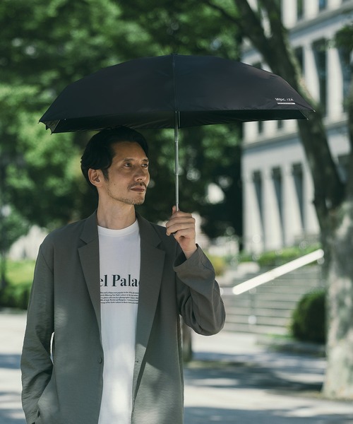 IZA（イーザ）の「完全遮光 IZA【Compact】 日傘 折りたたみ Wpc.（折りたたみ傘・メンズ・ブラック/オフホワイト/ネイビー/グレー/ベージュ/ブラウン/シルバー/ホワイト×ブラック/ホワイト×ライトグレー/ベージュ系その他・FREE）」の14枚目の写真