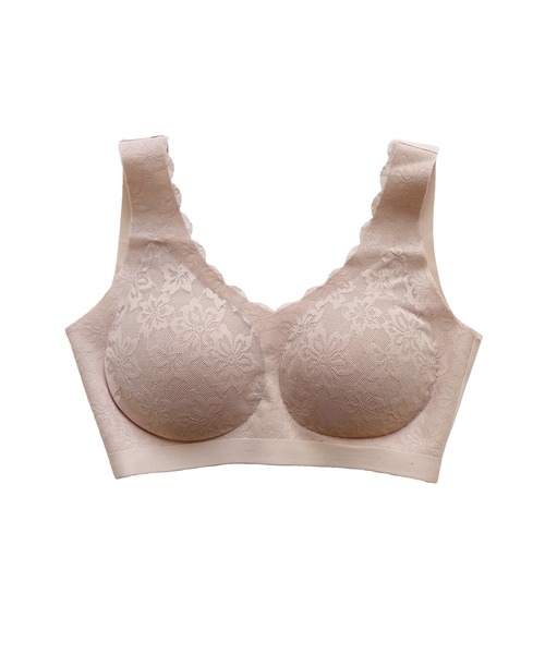 Fashion Letter(ファッションレター)の「おやすみシームレスナイトブラ ノンワイヤー(ナイトブラ・レディース・モカ/ベージュ/テラコッタ/ブラック・3L/M/LL/L)」の7枚目の写真