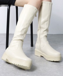 LOVEHUNTER | Love Hunter / 厚底ソール　ストレッチロングブーツ(1544)　コンバットブーツ(ブーツ)