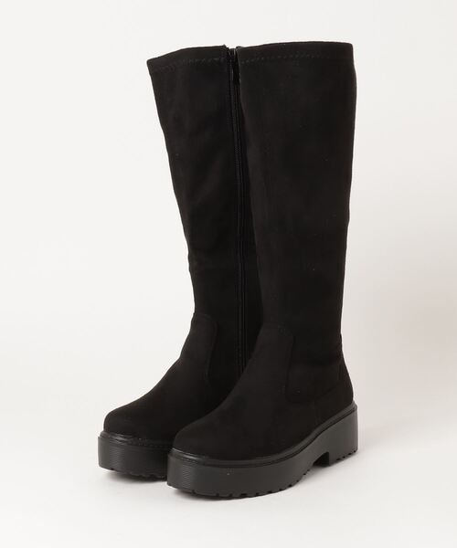 LOVEHUNTER（ラブハンター）の「Love Hunter / 軽量厚底ソール ストレッチ ロングブーツ(1544)（ブーツ・レディース・ブラック/ダークブラウン/アイボリー/ホワイト/ブラック系その他・S/M/L/LL/3L）」の21枚目の写真