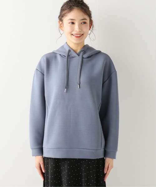 Simplicite（サンプリシテ）の「ダンボールフードPO 2（パーカー・レディース・ホワイト/チャコールグレー/ブラック/サックスブルー・FREE）」の21枚目の写真