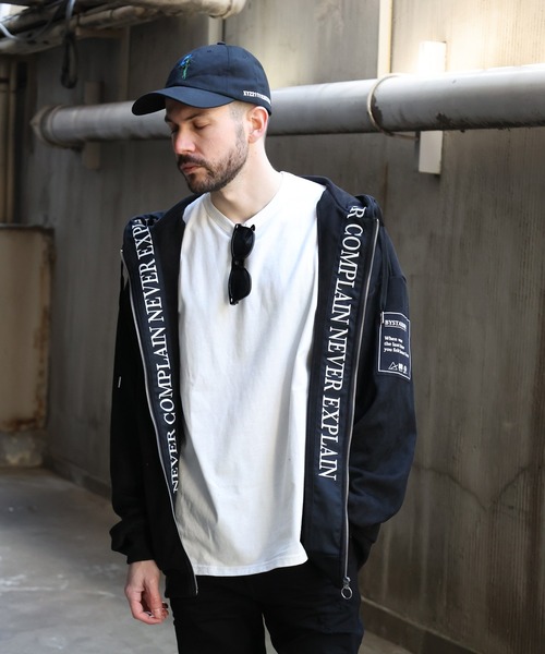 JACKROSE(ジャックローズ)の「JE-ロゴテープ・フェイクスウェードZIPパーカー(パーカー・メンズ・ブラック/グレー・M/L)」の8枚目の写真