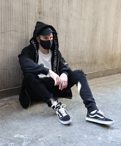 JACKROSE(ジャックローズ)の「JE-ロゴテープ・フェイクスウェードZIPパーカー(パーカー・メンズ・ブラック/グレー・M/L)」の16枚目の写真