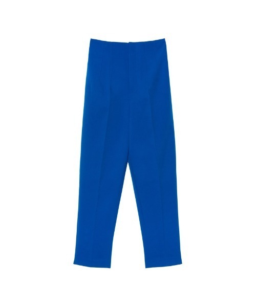 [低身長/高身長サイズ有]ツイルハイウエストダーツテーパードパンツ