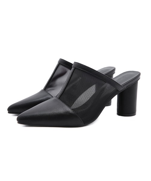 Futier land(フューティアランド)の「シアーコンビサボサンダル(サンダル・レディース・ホワイト/ブラック・36/37/38/39/40)」の4枚目の写真