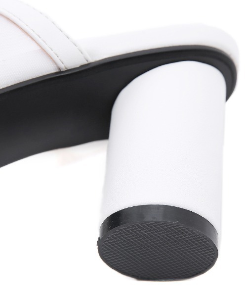 Futier land(フューティアランド)の「シアーコンビサボサンダル(サンダル・レディース・ホワイト/ブラック・36/37/38/39/40)」の14枚目の写真