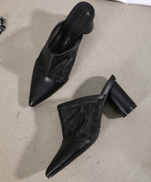 Futier land(フューティアランド)の「シアーコンビサボサンダル(サンダル・レディース・ホワイト/ブラック・36/37/38/39/40)」の18枚目の写真