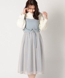 Misch Masch ミッシュ マッシュのワンピース ドレス ブルー ネイビー 青色系 長袖 通販 Zozotown