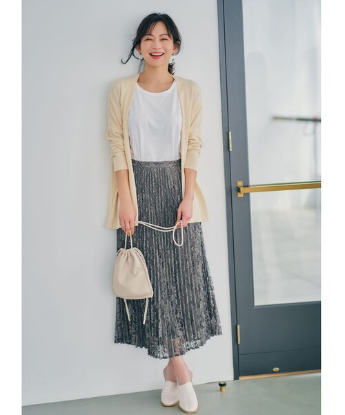 SHOO・LA・RUE（シューラルー）の「◆【追加生産】裾カーブベーシックタンクトップ（タンクトップ・レディース・アイボリー/チャコールグレー/ブラック/ベビーピンク/ライトグリーン/チャコール/アイボリー系8・03/04/02/01）」の17枚目の写真